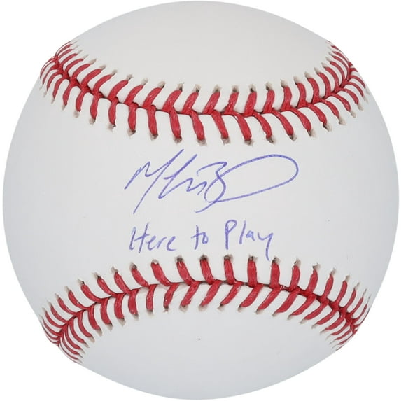 Mookie Betts Los Angeles Dodgers Autographed Baseball with "HereToPlay" Inscription - Fanatics Authentic Certified