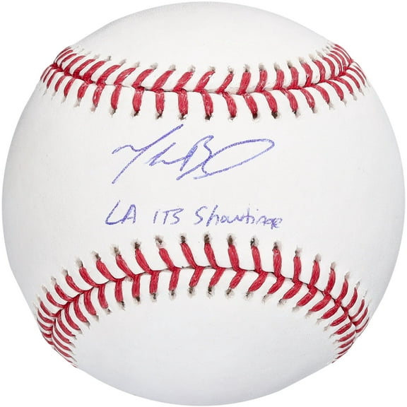Mookie Betts Los Angeles Dodgers Autographed Baseball with "LA, It's Showtime" Inscription - Fanatics Authentic Certified