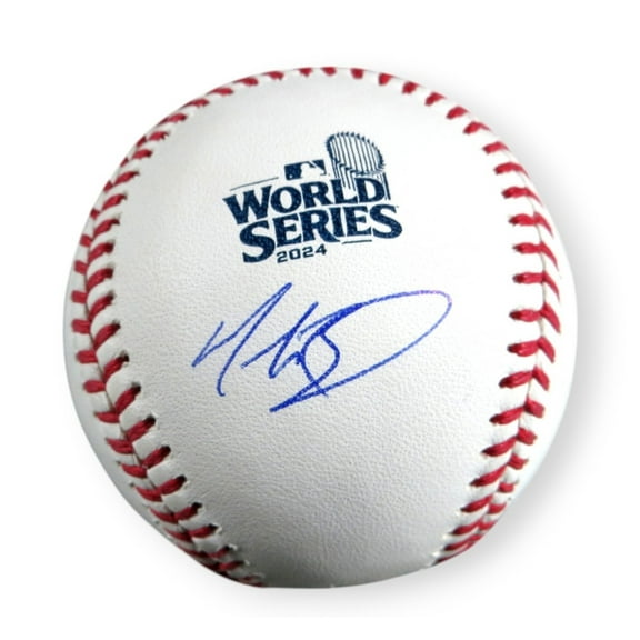 Mookie Betts Signed Autographed Baseball 2024 World Series Dodgers Fanatics MLB