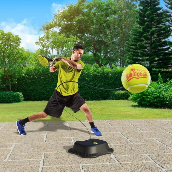 Mookie MK7289 Swingball Pro Reflex Tennis Trainer All Surface, Black & Yellow