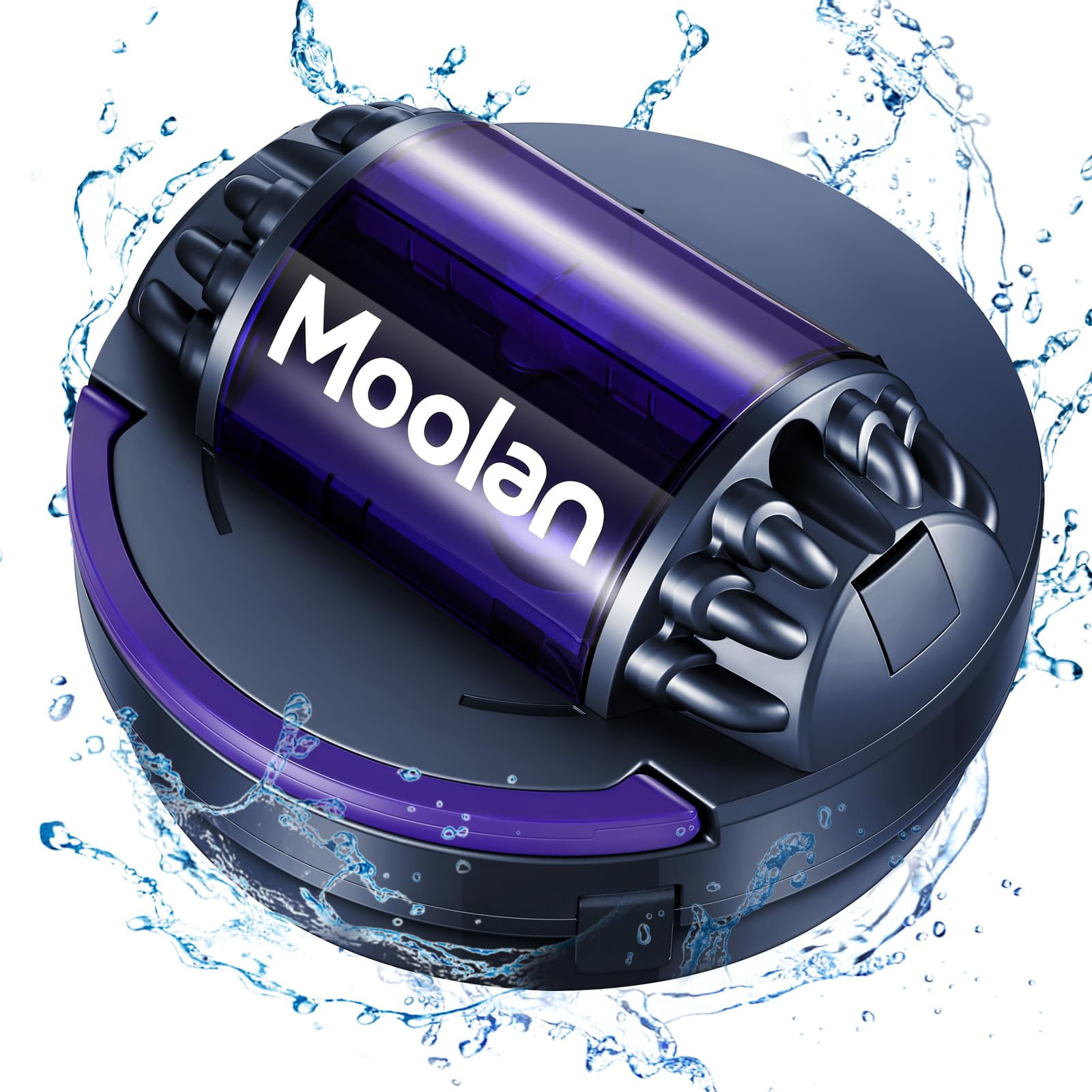 Moolan Cordless Robotic Pool Vacuum, Automat Pool Cleaner Lasts 120
