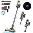 thumbnail image 1 of Moolan Cordless Stick Vacuum Cleaner 6 in 1, 22Kpa Stick Vacuum Rechargeable LED Screen, 280W Household Brushless Electric Vacuum Cleaner Hardwood Carpet Pet Hair, 1 of 9