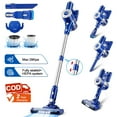 thumbnail image 1 of Moolan Cordless Vacuum Cleaner, 380W 28Kpa 50 Mins Vacuum Cleaners for Home, 6 in 1 Stick Cordless Vacuum with LED, Wall Dock, Anti-Tangle Rechargeable Vacuum for Pet Hair Carpet Hardwood Floor, 1 of 9