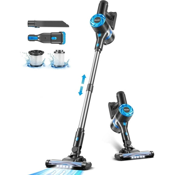 Cordless Stick Vacuum Cleaner 380 W Battery Powered HEPA Wet Dry Vacuum Cleaner for Hardwood with Accessories Renovate Used Machine Walmart Business Supplies