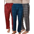 thumbnail image 1 of Moolmeyno 3PCS Mens Pajamas Pants Silky Fabric Long Pants Loungewear Pijamas Para Hombres M-2XL, 1 of 5