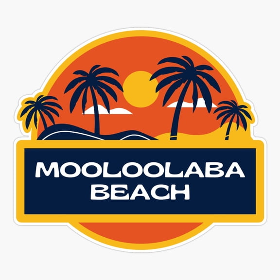 Mooloolaba Beach Coastal Travel Sticker