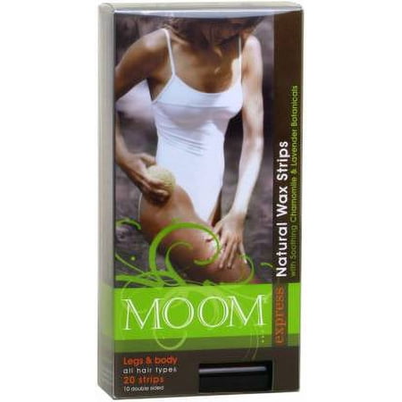 Moom Express Pre Wax Strips For Legs And Body 20 Strips