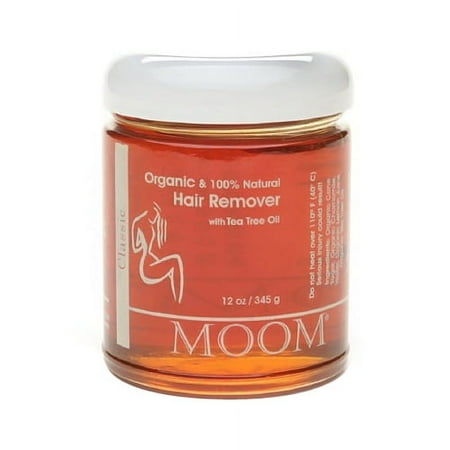 Moom Organic Hair Removal With Tea Tree Refill Jar - 12 Oz