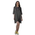 thumbnail image 1 of Moomaya 3/4Th Sleeve Embroidered Tunic Women Dress Shirts Plus Size Summer Dress, 1 of 6