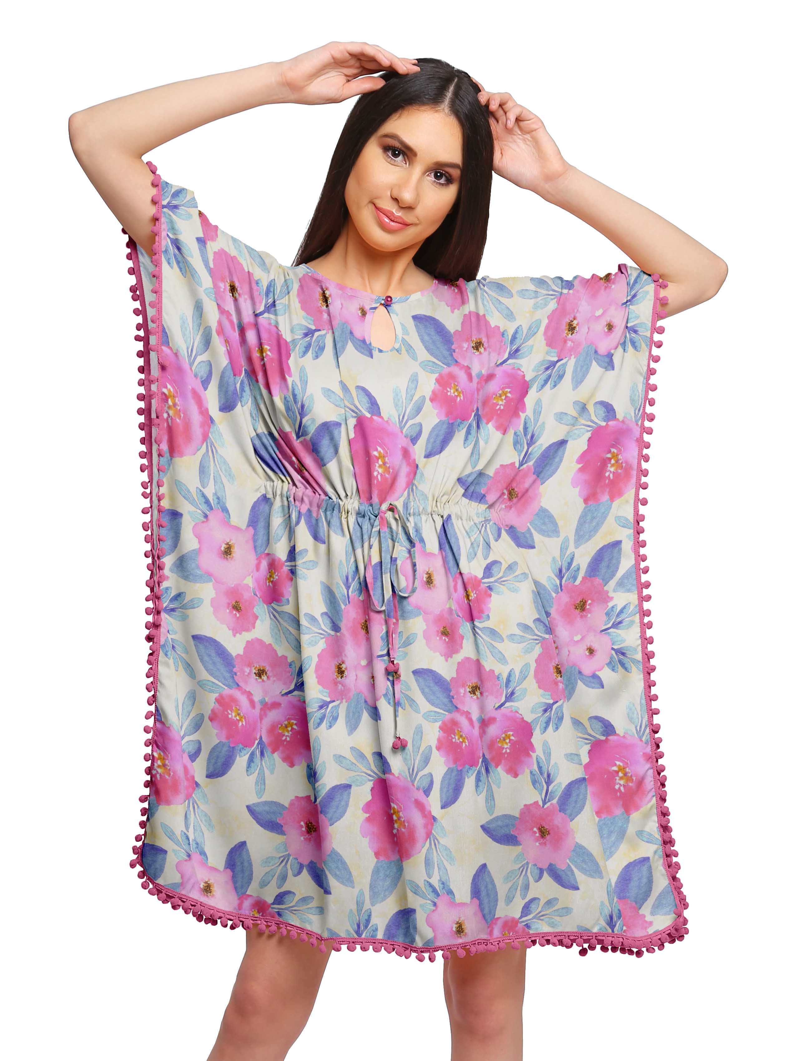 Moomaya Printed Bikini Coverup Caftan Dress Kaftan Dresses For