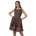 thumbnail image 1 of Moomaya Boat Neck Sleeveless Pouf Dress Lace Cocktail Mini Dress With Pockets, 1 of 6
