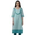 thumbnail image 1 of Moomaya Bollywood Designer Kurti WoMen's Printed Knee Length Kurta Tunic Tops, 1 of 6