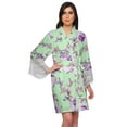 thumbnail image 1 of Moomaya Bride Getting Ready Shirt Cotton Short Robes For Women Bath Robe Girls, 1 of 6