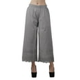 thumbnail image 1 of Moomaya Casual Solid Wide Leg Palazzo Pants For Women's Cotton Ethnic Bottom, XS-3XL, 1 of 1