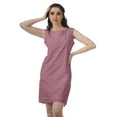 thumbnail image 1 of Moomaya Casual Women Printed Sleeveless Ethnic Style Shift Dress Summer Clothing, 1 of 1