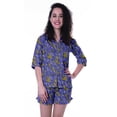thumbnail image 1 of Moomaya Cotton PJ Sets With Shorts 2 Piece Nightwear Shorts Set Sleepwear For Women, 1 of 6