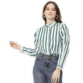 thumbnail image 1 of Moomaya Cotton Printed Summer Shirt For Women, Full Sleeve Designer Shirt Top, 1 of 8