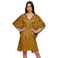 thumbnail image 1 of Moomaya Cutwork Lace Beach Kaftan For Women Printed Bikini Caftan Plus Size, 1 of 6