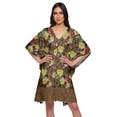 thumbnail image 1 of Moomaya Cutwork Lace Beach Kaftan For Women Printed Bikini Caftan Plus Size, 1 of 6