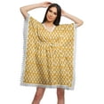 thumbnail image 1 of Moomaya Cutwork Lace Beach Kaftan For Women Printed Bikini Caftan Plus Size, 1 of 6