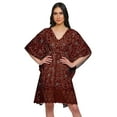 thumbnail image 1 of Moomaya Cutwork Lace Beach Kaftan For Women Printed Bikini Caftan Plus Size, 1 of 6