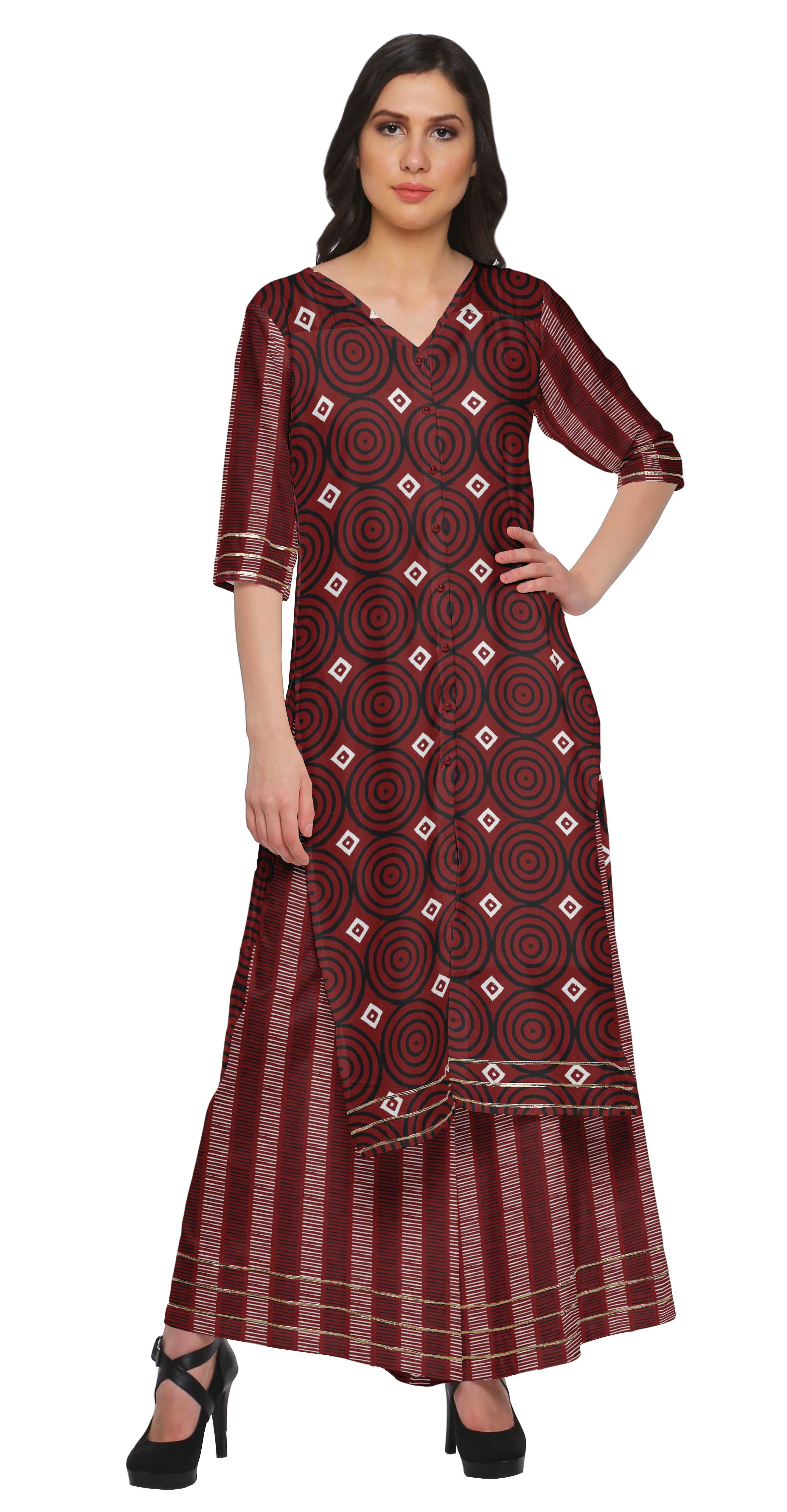 Indian Bollywood Women's Cotton Printed Straight Kurti Palazzo Pants Set  With Dupatta Kurti for Women Special for Festival/partywear - Etsy
