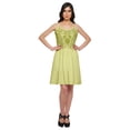 thumbnail image 1 of Moomaya Embroidery Dress For Women With Spaghetti Straps Short Top Clothing, 1 of 1