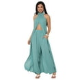 thumbnail image 1 of Moomaya Glam Halter Neck 2-Piece Coord Set, Perfect For Festive, Resort Looks, 1 of 8