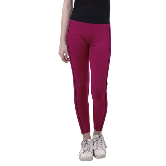Moomaya High Waist Leggings For Womens Pull On Soft Yoga Pants-6W