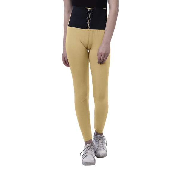 Moomaya High Waisted Yoga Pants For Women Corset Style Trendy Workout Leggings-R6