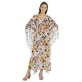 thumbnail image 1 of Moomaya Hooded Caftan For Women's Long Printed Bikini Cover Up Summer Turkish Beachwear-3697, 1 of 7