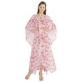thumbnail image 1 of Moomaya Hooded Caftan For Women's Long Printed Bikini Cover Up Summer Turkish Beachwear-5991, 1 of 7