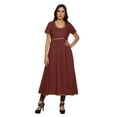 thumbnail image 1 of Moomaya Indian Women Cotton Front Slit Kurtis Solid Bollywood Designer Kurti, 1 of 6