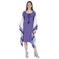 thumbnail image 1 of Moomaya Kaftan Dress Tunic Short Maxi Kimono Nightdress Beach Party Causal Dress, 1 of 7