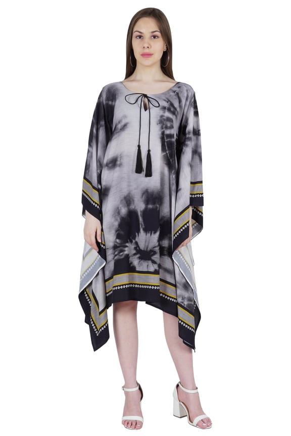 Kaftan Dress Tunic Short Maxi Kimono Nightdress Beach Party Causal Dress