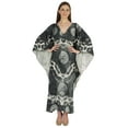 thumbnail image 1 of Moomaya Kimono Maxi Dress Printed Long Kaftan For Women Cover-Up Caftan Beach Resort Dress, 1 of 7