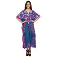 thumbnail image 1 of Moomaya Ladies Kaftan Holiday Loungewear Maxi Dress African Dresses For Women, 1 of 6