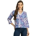 thumbnail image 1 of Moomaya Long Sleeves Round Neck Regular Printed Top - Women's Casual Printed Top, 1 of 9