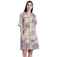 thumbnail image 1 of Moomaya Maternity Summer Clothe Printed Womens Nightgowns Cotton Sleepwear-S-XXL, 1 of 6