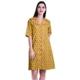 thumbnail image 1 of Moomaya Maternity Summer Clothe Printed Womens Nightgowns Cotton Sleepwear-S-XXL, 1 of 6