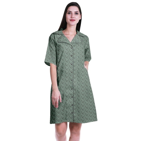 Moomaya Night Dresses For Women Short Nightwear Plus Size Shirts For Women-S-XXL