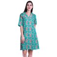 thumbnail image 1 of Moomaya Plus Size Shirts For Women Printed Button Down Shirts Summer Dress-S-XXL, 1 of 6