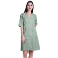 thumbnail image 1 of Moomaya Plus Size Shirts For Women Printed Button Down Shirts Summer Dress-S-XXL, 1 of 6