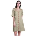 thumbnail image 1 of Moomaya Plus Size Shirts For Women Printed Button Down Shirts Summer Dress-S-XXL, 1 of 6