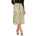 thumbnail image 1 of Moomaya Printed A-Line Skirt For Women, Front Buttoned Midi Skirts, 1 of 9