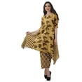thumbnail image 1 of Moomaya Printed Asymmetric Kurti Pant Set Chanderi Women Ethnic Wear Plus Size, 1 of 6