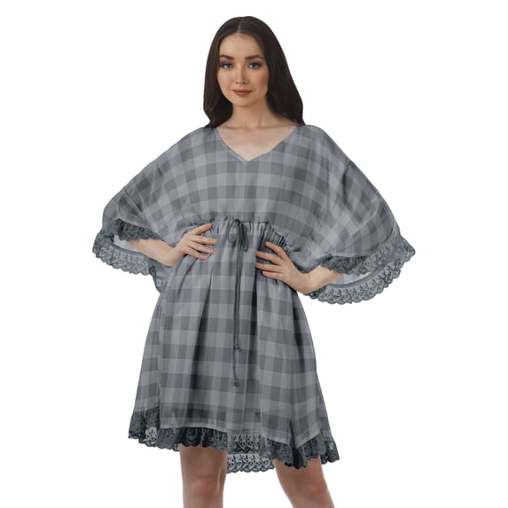 Moomaya Printed Beach Cover Vacation Clothes Women Georgette Dresses For Women