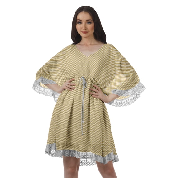 Moomaya Printed Beach Cover Vacation Clothes Women Georgette Dresses For Women