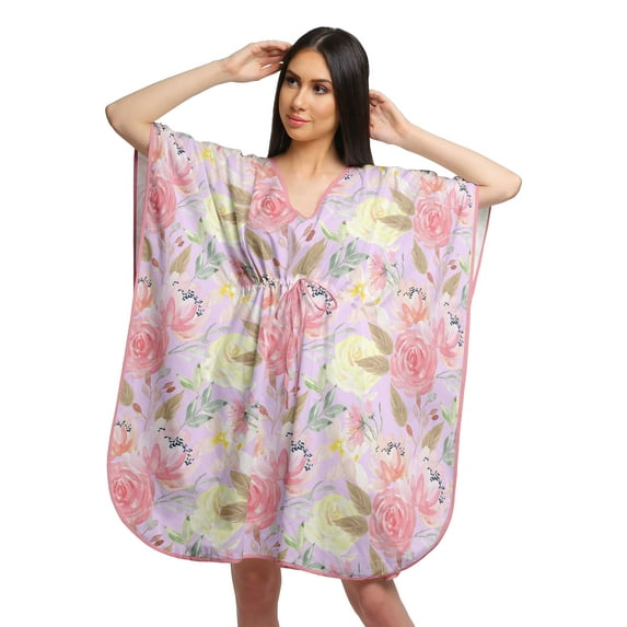 Moomaya Printed Beach Coverup Kimono Caftan Kaftan Swimsuit Cover Ups For Women