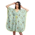 thumbnail image 1 of Moomaya Printed Beach Coverup Kimono Caftan Kaftan Swimsuit Cover Ups For Women, 1 of 6
